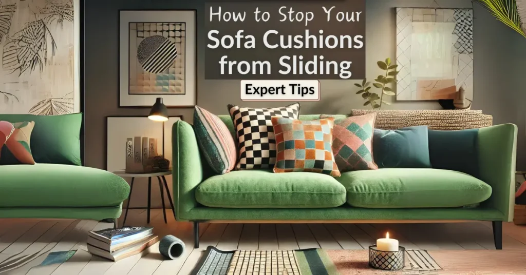 How to Stop Your Sofa Cushions from Sliding | rumafurniture