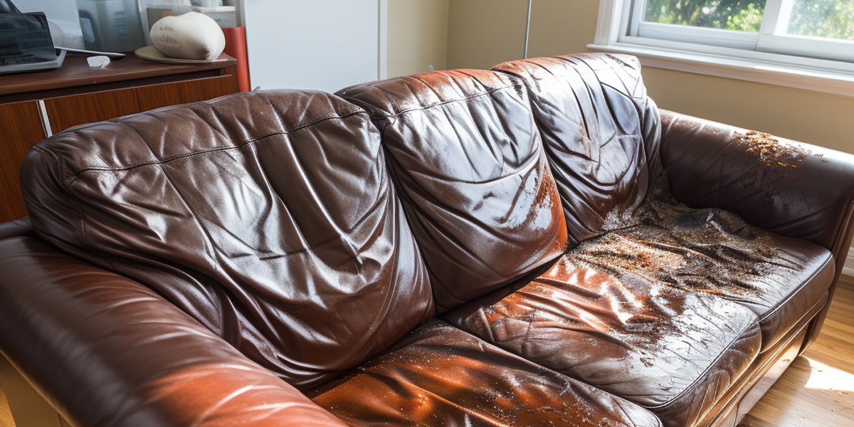 how to fix leather sofa peeling