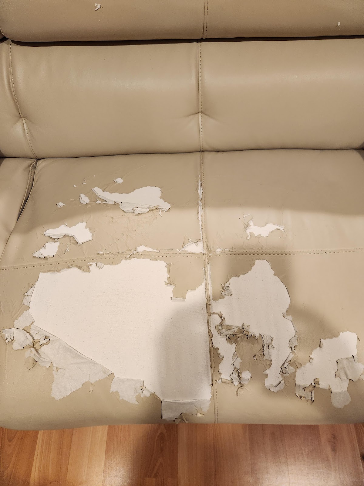 how to fix leather sofa peeling