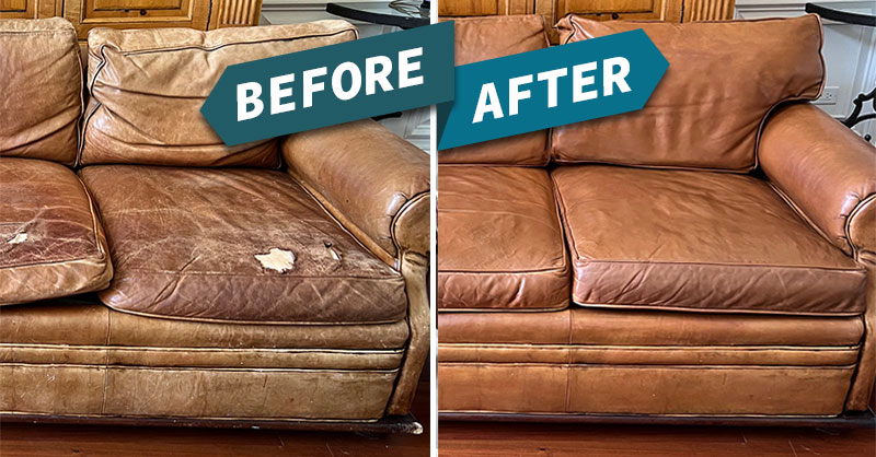 how to fix leather sofa peeling